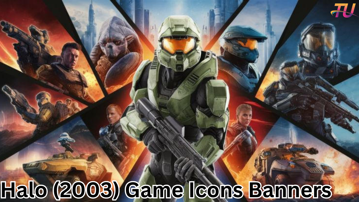 halo (2003) game icons banners